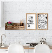 Resim Bk Home Dekoratif Doğal Ahşap Raf Ve 2’Li Mutfak Konseptli Ahşap (489668636) Diğer