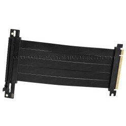 Resim Dark PCIe x16 4.0 Dikey Ekran Kartı Bağlama Aparatı 90 Derece Açılı 20cm VGA Vertical Riser Card (DK-CB-PC4X16) 