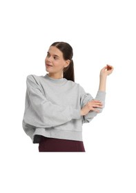 Resim Sportive Fowler Kadın Gri Günlük Stil Sweatshirt 25kk1038-kml 1776237 Gri 