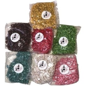 Resim Dekoratif Vazo Taşı Renkli Saksı Taşı 5 Paket Renkli Dekoratif Taş Çakıl Taşı Küllük Taşı 4 Kilogrm 