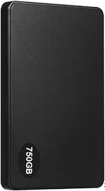 Resim Genel 750 GB USB2.0 Taşınabilir Sabit Disk Mobil Sabit Sürücü Yüksek Hızlı İletim Büyük Kapasiteli Darbeye Dayanıklı Tak ve Çalıştır Siyah 