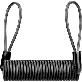 Resim Pengfushop5 Siyah Stil Bisiklet Motosiklet Disk Kilidi Hatırlatma Kablosu Açık Kişisel Motosiklet Dekorasyonu Için Bisiklet Motosiklet Aksesuarları (Yurt Dışından) 