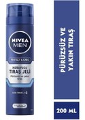 Resim Men Erkek Tıraş Jeli Protect&care 200ml, Aloevera, Pürüzsüz Tıraş, Cildi Kesik Ve Sıyrıklardan Korur 