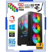 Resim Zeiron Olimpos Rtx7 Intel Core I5-13400F 16GB Ddr4 Ram 256GB M.2 SSD + 1tb HDD 8gb RTX3050 Oyuncu Masaüstü Bilgisayar 
