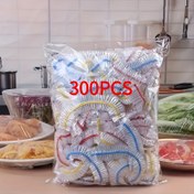 Resim 300 adet Plastik Esnek Gıda Sarma, Esnek Sarma Film, Şeffaf, Gıda İletişiminde Güvenli, Koku Karşıtı, Mutfak ve Restoran Kullanımı için Artık Depolama ve Toz Koruması için İdeal 