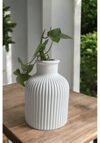 Resim Beyaz Dekoratif Vazo Obje Ev Dekorasyon Masa Üstü Dekor Vazo Model 3 Karışık 