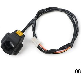 Resim Flameout Sarı-22mm Dayanıklı Atv Motosiklet Çift Spor Dörtlü Çalıştırma Korna Öldür Durdurma Anahtarı Düğmesi Yedek Parça 44536025 