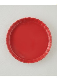 Resim English Home Hecha Seramik Tart Fırın Kabı 28 Cm Kırmızı Kırmızı 