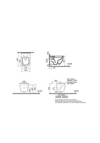 Resim Vitra S60 Smoothflush 54 Cm Beyaz Sıva Altı Uygulamalı Asma Klozet 7510l003-0090 