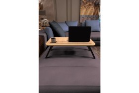 Resim Zeo Wood Design Mdflam Laptop Sehpası 