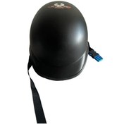 Resim D&C Candles Motosiklet Jokey Kask-mat Siyah Yerli 