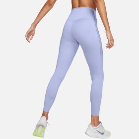 Resim Nike Kadın Mor Dri-Fit Go Yüksek Belli Sıkı Toparlayıcı Spor Taytı | DQ5636-519 
