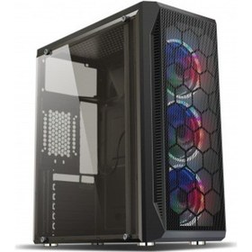 Resim Hiper Zoe Gaming Rainbow Mid Tower ATX Kasa 