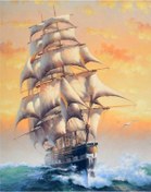 Resim Mufunye 16 X 20 İnç Kendin Yap Tuval Üzerine Yağlı Resim Sayılarla Ma Seti Kale Yelkenli Desen Yetişkinler Çocuklar Başlangıç El Sanatları Ev Duvar Dekoru Çerçevesiz Diğer 