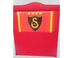 Resim Bengi Ticaret Başlık 90313 DK Tek Kişi 90 Taraftar GS Model Suni Deri Kırmızı Kumaş El Yapım 