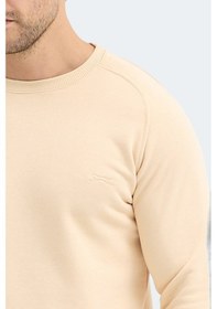 Resim Slazenger Nadav Erkek Bej Sweatshırt Bej 