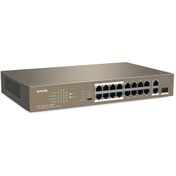 Resim TENDA TEF1118P-16-150W 16PORT 10/100 YÖNETİLEMEZ POE SWITCH TENDA TEF1118P-16-150W 16PORT 10/100 YÖNETİLEMEZ POE SWITCH