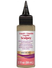 Resim Sculpey Gold Liquid Altın Rengi Sıvı Polimer Kil 59 Ml. 