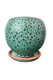 Resim Genel Markalar Ev Dekorasyon Turkuaz Şekilli Artistik Çift Sırlı İç Ve Dış Mekan Kullanımlı Tabaklı Toprak Terrakot 