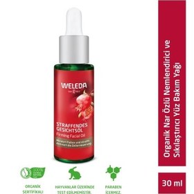 Resim Weleda Pomegranate Firming Organik Nar Özlü Nemlendirici ve Sıkılaştırıcı Yüz Bakım Yağı 30ml 