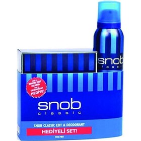 Resim Snob Classıc Edt 100ml Deodorant 150ml Erkek Parfüm Seti 8690644015717 