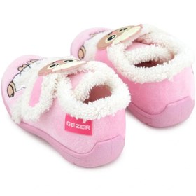 Resim Gezer Kuzu Figürlü Kışlık Yumuşacık Ev Pandufu Pembe 