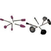 Resim Sanec 12'li Kalıpçı Taşlama Uçları Seti Tel Fırça Gravür Uçları Seti 