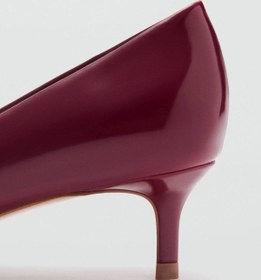 Resim MANGO Ucu rugan kitten topuklu ayakkabı 