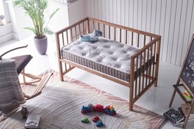 Resim BAMBOO SÜNGERLİ BEBEK YATAĞI, 60X120 
