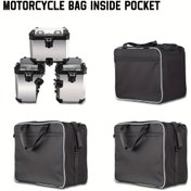 Resim R1200GS Adv için Motosiklet Bagaj Çantaları Siyah İç Çantalar R1250 R1250 Gs Macera Bavulları Motosiklet Çantası 