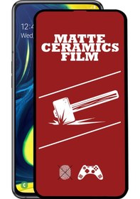 Resim Samsung Galaxy A80 Tam Kaplayan Mat Seramik Ekran Koruyucu 