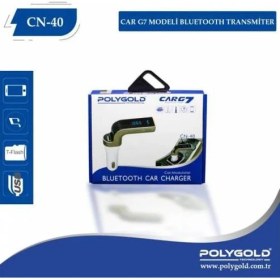 Resim Polygold Carg7 Cn-40 Fm Bluetooth Transmitter 