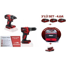 Resim -arm- 1/2 Şarjlı Somun Sökme Sıkma 320nm Şarjlı Darbeli Matkap 50 