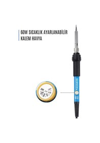 Resim Solinpatech Ayarlanabilir Havya Lehim Makinesi 60 W 