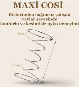 Resim Maxi Cosi Gold 50 x 100 Soft Ortopedik Yaylı Yatak 