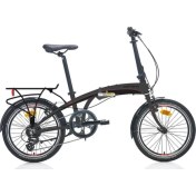 Resim Carraro Flexı 108 8 Vites Katlanır Bisiklet - Antrasit Kırmızı 