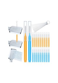 Resim Maiyame Çift Etkili Duş Başlığı Temizleme Seti: 20 Fırça + 10 İğne İle Tam Temizlik Çözümü 27g 