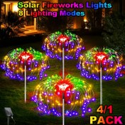 Resim 4/1 Paket Solar Bahçe Aydınlatması - IP65 Su Geçirmez Dış Mekan Dekoratif Ateş Böceği Işıkları, 8 Aydınlatma Modu, Bahçe, Veranda, Avlu ve Parti Dekorasyonu için Güneş Enerjili Yolu Aydınlatması, Solar Dış Mekan Işıkları, Veranda Aydınlatması, Canlı Işık Gösterisi 
