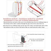 Resim Createtech Yastık Yaş Ve Taşınabilir Koltuğu Kemeri Emniyet Bebek Ay-12 Araç 6 - Hd 