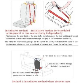 Resim Createtech Yastık Yaş Ve Taşınabilir Koltuğu Kemeri Emniyet Bebek Ay-12 Araç 6 - Hd 