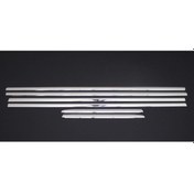 Resim Citroen C5 Uyumlu 2005-2008 Krom Cam Çıtası 6 Parça Paslanmaz Çelik 