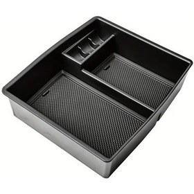 Resim Dashanshop Toyota Tacoma 2024 2025 Konsol Organizer Siyah Abs Plastik Para Hazneli Aksesuar 