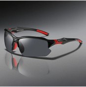 Resim Willowhaven Siyah Kırmızı Çerçeve Gri Cam Moda Gözlük Hafif Rahat Günlük Kullanım 