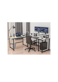 Resim 250-b Beyaz L Tipi Çalışma Oyun Masası Beyaz 