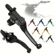 Resim Pazly Ustpo 7/8 22mm Kırmızı Pit Bisiklet Fren-debriyaj Kol Seti 50cc-150cc Atv 