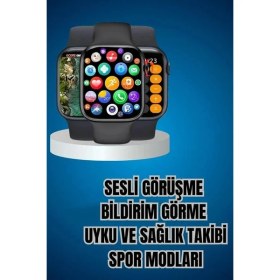 Resim Marsilyan Kaliteli Akıllı Saat ve Kaliteli Bluetooth Kulaklık Anc Özelliği Uzun Pil Ömrü 