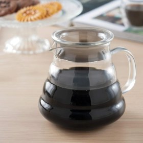 Resim Cam Kahve Servis Sürahisi 4 Kupa - Glass Coffee Server 4 Cups 