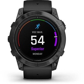 Resim Garmin Epix Pro X Gen 2 Standart Slate Gri Siyah Kayış Akıllı Saat Garmin