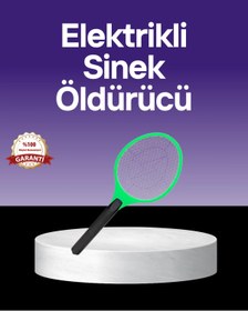 Resim Eco Lounge Çocuk ve Evcil Hayvan Dostu Elektrikli Sinek Raketi | Güvenli Kullanım 