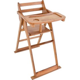 Resim Reyo Home Ahşap Katlanabilir Mama Sandalyesi 